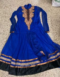 Preloved Anarkali Top With Dupatta