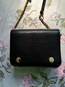 Dressberry Solid Black Sling Bag
