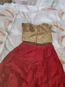 Red & Gold Lehenga Choli