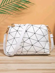 Women White Sling Bag