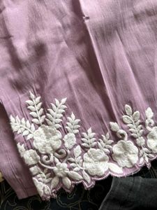 Elegant Embroidered Kurta 3 Piece Set