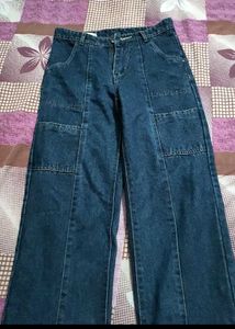 Dark Blue Denim Jeans