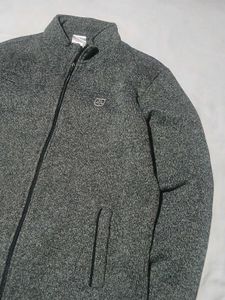Gray Zip-Up Jacket