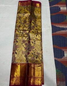 Gold Pure Kanchipuram Silk Sarees