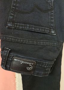 Low Rise Black Jeans