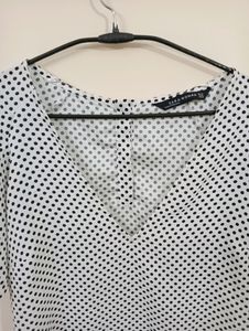 Zara Polka Dot Top