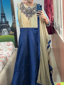 Blue Ethnic Gown