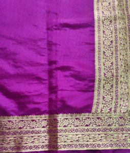 Elegant Purple Saree