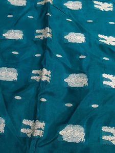 Elegant Teal Saree
