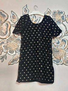 Vintage Velvet Mini Kurta