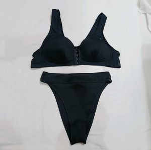 🇳🇿💫💗Black Bra Penty Set Imported Stuff