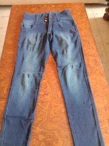 Skinny Fit High Waist Jeans