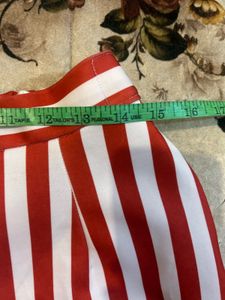 Red Stripped Co-ord Set