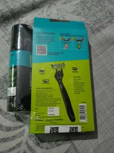 Sensi Smart Razor and Charcoal Shaving Foam Combo