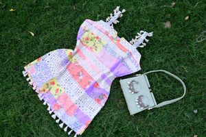 Patchwork Floral Mini Dress By JAVIERS