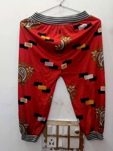 Red Printed Lounge Pants