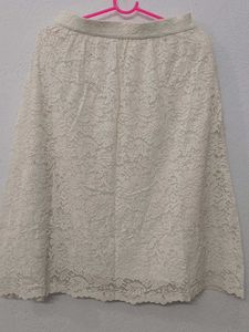 Lace Skirt - Elegant Cream