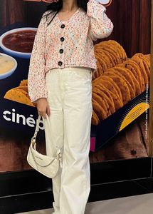 Stylish Multicolor Knit Cardigan