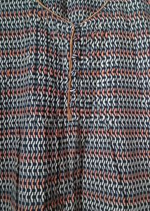 Abstract Print Tunic Top