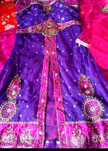 Wedding Indowestern full Body Work Lehenga Sets