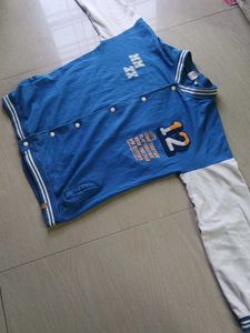 Blue Varsity Jacket for men women