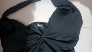Black V Neck Dress