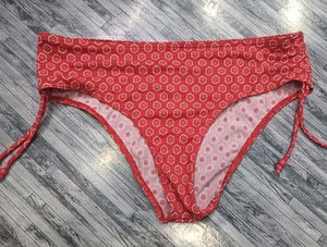 Red Patterned Bikini 🧡Bottom