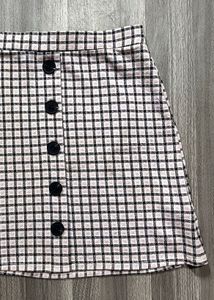 Plaid Mini Skirt