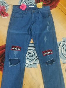 Ripped Denim Jeans