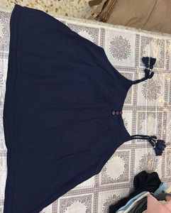 Cute Navy Blue Top ( cami ) ( tank )