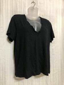 a. new day Black Short Sleeve Top
