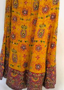 Gorgeous Yellow Embroidered Suit