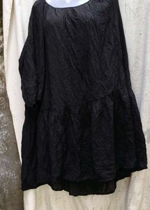 8177. Black Tiered Dress