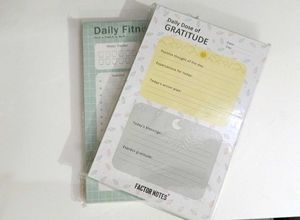 Daily Dose Of Gratitude And Fitness Combo Notepad