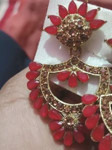 New Red Earing