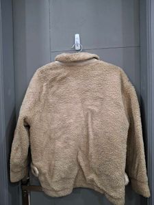 Cozy Beige Teddy Jacket