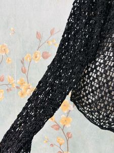 Crochet Beaded Cardigan