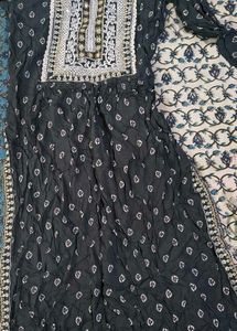 grey white kurta
