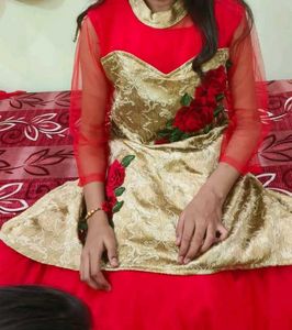 Heavy Flare Gown For Girl'