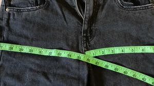 MNG Black Stripped Denim Jeans