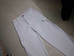 White Cargo Pants