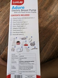 Luvlap Adore Electric Breast Pump
