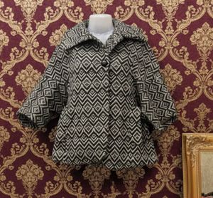 Geometric Patterned Coat
