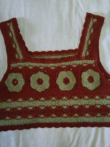 Crochet Knit Top