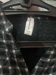 Checkered Button-Down Shirt