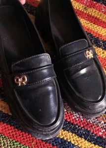 Women Chunky Loafers in Heels