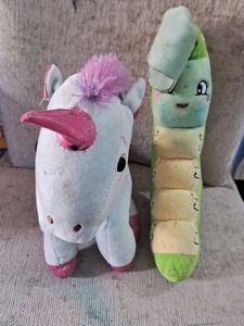 Stuffed Unicorn &amp; Pea Pod Plush Toys