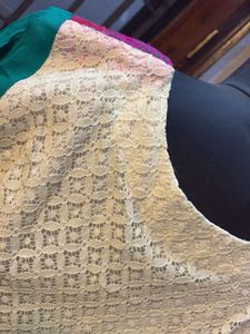 Pure Gorgette Colorful Ethnic Kurta