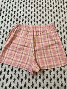 Pink Plaid Skort