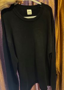 ZARA Black Knit Sweater